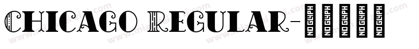 Chicago Regular字体转换